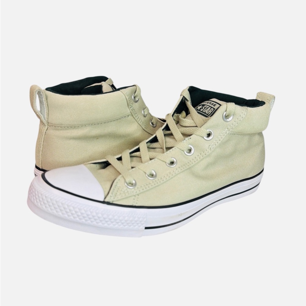 Converse CTAS High Top Shoes Sneaker Khaki Canvas 163402C Mens Size 9/Wmn Sz 11